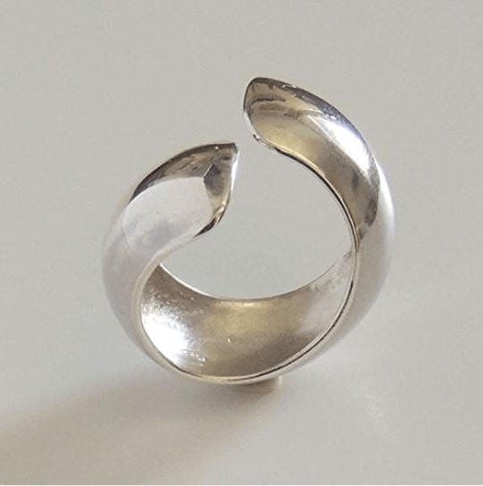 bague contraire argent