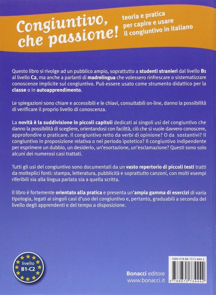 l'utilisation du subjonctif en italien