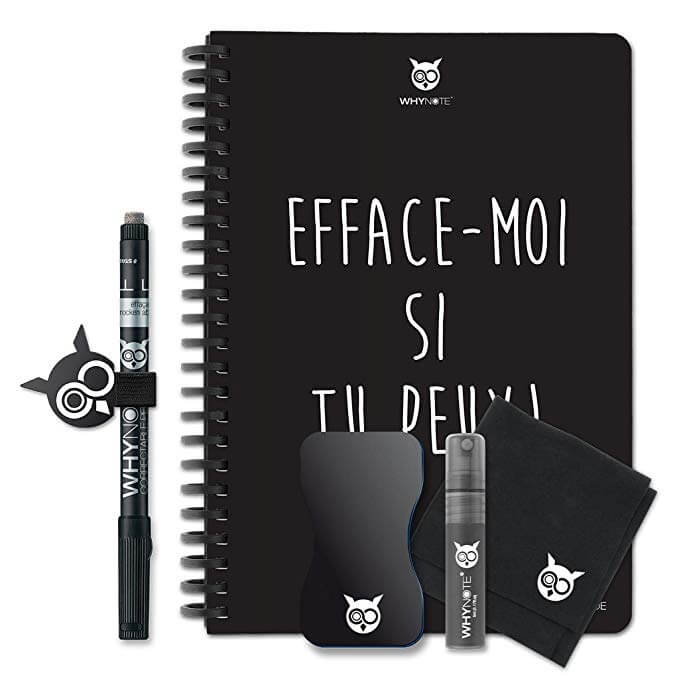 cahier effaçable + stylo
